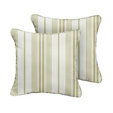 Sorra Home Outdoor/Indoor Corded Pillow 2-Piece Set - 18 x 18 SORRA HOME
