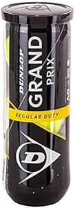 DUNLOP Grand Prix Regular Duty All-Court Tennis Balls - 3 Ball Can (2 Cans) Dunlop