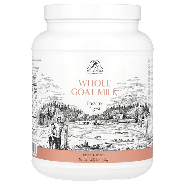 Whole Goat Milk, 2.5 lb (1.13 kg) Mt. Capra