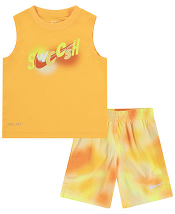 Toddler Boys Hazy Rays Tank Top and Shorts Set Nike