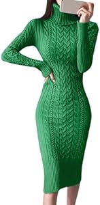 Женский Термолонгслив Generic Knitted Bodycon Midi Generic