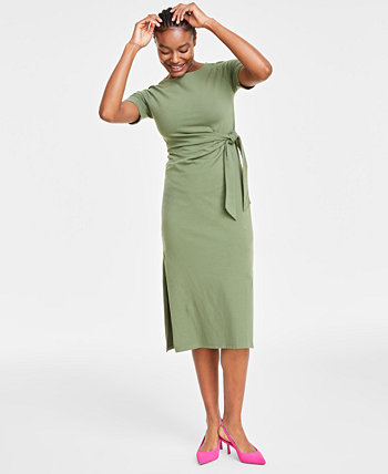 Женское платье с завязками и круглым вырезом, созданное для Macy's On 34th