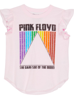 Pink Floyd - Футболка Dsom Rainbow Flutter Sleeve shirttail (Little Kids/Big Kids) Chaser