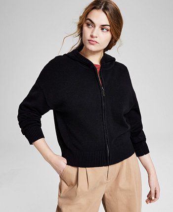 Женский свитер с капюшоном на молнии во всю длину, созданный для Macy's And Now This