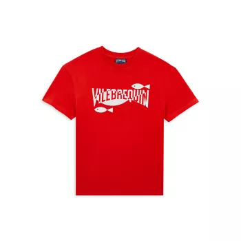 Little Boy's &amp; Boy's Fish Logo Cotton T-Shirt VILEBREQUIN