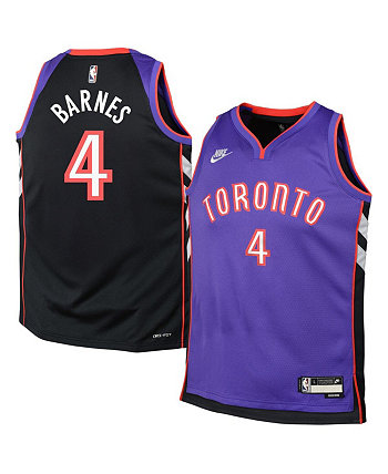 Детские джерси Nike Classic Edition 2024/25 Scottie Barnes Фиолетовые Toronto Raptors Nike