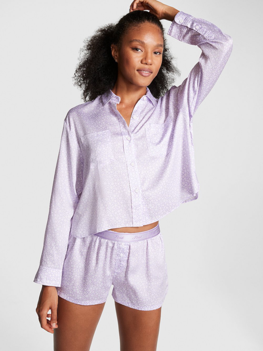 TENCEL™ Long-Sleeve Sleepshirt Pink