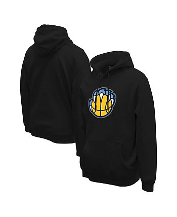 Мужской и женский черный пуловер с капюшоном с логотипом Memphis Grizzlies Primary Stadium Essentials