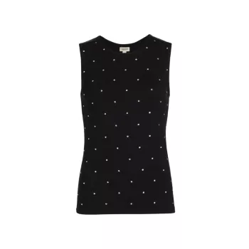 Shelly Embellished Tank Top L'AGENCE