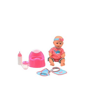 Коллекция Dream 14-дюймовая кукла-младенец для напитков и мокрая с обучающим горшком Redbox