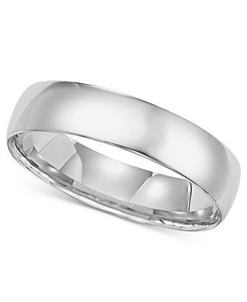 Обручальное кольцо из 14-каратного золота 5 мм Macy's