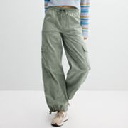 Juniors' SO® High-Rise Baggy Cargo Pants SO