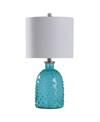 Настольная лампа из текстурированного стекла StyleCraft Home Collection