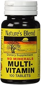 Nature's Blend Multi-Vitamin No Minerals 100 Tabs (Model: 3824) Nature's Blend