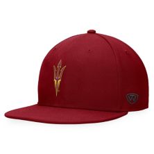 Men's Top of the World Maroon Arizona State Sun Devils Fitted Hat Top of the World