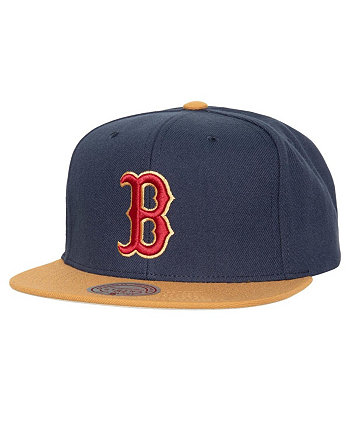 Мужская темно-синяя кепка Boston Red Sox Work It Snapback Mitchell & Ness