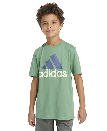 Футболка для Мальчиков Adidas с Логотипом из Двух Цветов Adidas