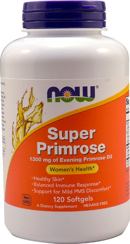 Масло Вечерней Примулы - 1300 мг - 120 мягких капсул - NOW Foods NOW Foods
