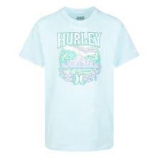 Бесплатная и простая футболка с рисунком Hurley для девочек 7–16 лет Hurley
