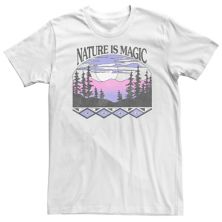 Big & Tall Nature Is Magic Graphic Tee Unbranded