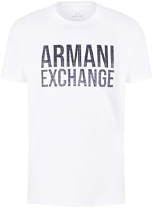 A｜X ARMANI EXCHANGE Men's Slim Fit Large Chest Logo Tee A｜X Armani Exchange