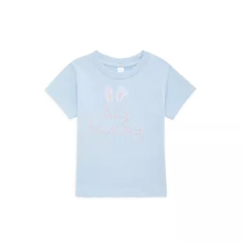 Little Girl's Big Bunny T-Shirt Juju + stitch