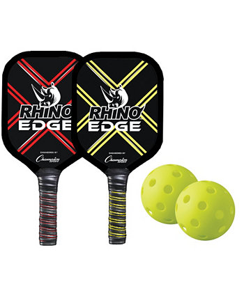 Набор Rhino Pickle Ball Edge для 2 игроков, 4 предмета Champion Sports