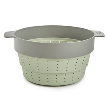 BergHOFF Balance Nonstick 10-in. Recycled Silicone Collapsible Steamer Basket & Strainer BergHOFF