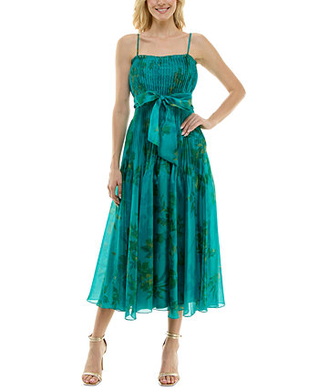 Women's Printed Pleated Gown Taylor
