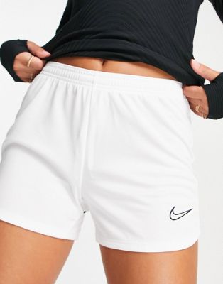 Nike Soccer Dri-FIT Academy polyknit shorts in white Nike Football