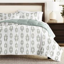 Home Collection Folk Leaves All Season Reversible Comforter Set Home Collection