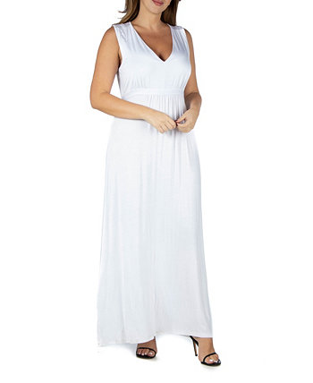 Женское макси-платье больших размеров с завышенной талией 24seven Comfort Apparel