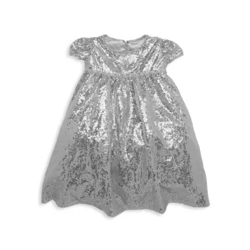Для маленьких девочек, для маленьких девочек и для маленьких девочек; Платье для девочки с блестками Joan Calabrese