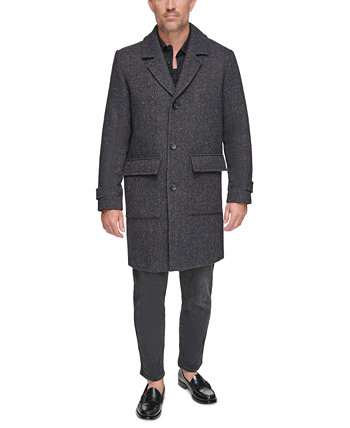 Мужское пальто Wexford с узором «в елочку» Marc New York
