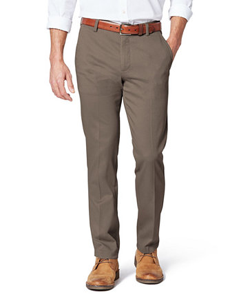 Мужские эластичные брюки легкого кроя цвета хаки Dockers