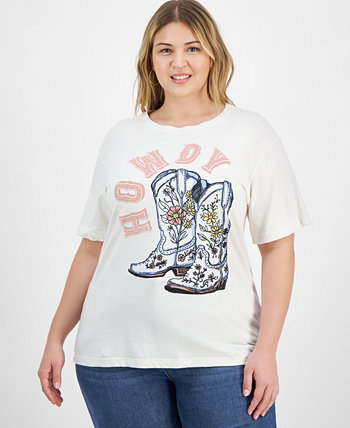 Женская Футболка Rebellious One Howdy Plus Size Rebellious One