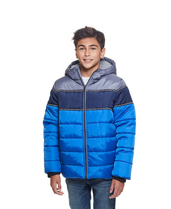 Куртка с контрастными вставками и пузырями для маленьких мальчиков Calvin Klein