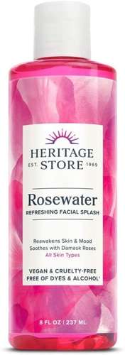 Освежающий спрей для лица с розовой водой, магазин Heritage Store, 8 жидких унций Heritage Store