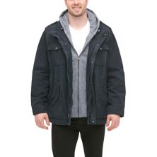 Полевое пальто Big & Tall Levi's® с капюшоном на подкладке из стираного хлопка и шерпы Levi's®