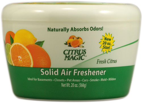 Твердый освежитель воздуха Citrus Magic Odor Absorbing Fresh Citrus -- 20 унций Citrus Magic