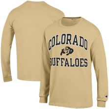 Men's Champion  Gold Colorado Buffaloes High Motor Long Sleeve T-Shirt Champion