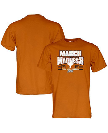 Футболка Texas Orange для женского баскетбольного турнира NCAA Texas Longhorns 2023 March Madness Blue 84