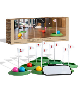 Набор для игры в мини-гольф, 24 предмета Studio Mercantile