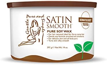 Satin Smooth Aloe Vera Hair Removal Wax 14oz. SATIN SMOOTH