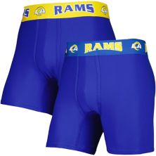 Мужские трусы-боксеры Concepts Sport Royal/Gold Los Angeles Rams из 2 предметов Unbranded