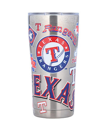 Стакан из нержавеющей стали Texas Rangers емкостью 20 унций с выдвижной крышкой Tervis
