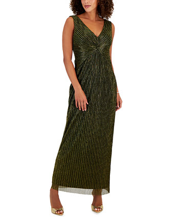 Женское плиссированное платье макси с заворотом спереди Connected