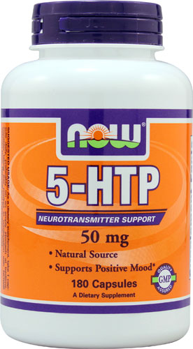 NOW 5-HTP — 50 мг — 180 растительных капсул NOW Foods