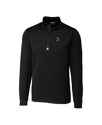 Мужская черная толстовка Beast Mode Traverse Half-Zip Pullover Sweatshirt Cutter & Buck