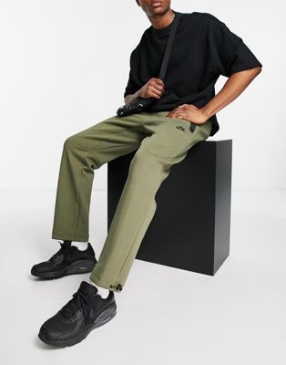 Спортивные штаны Nike Tech Fleece оливкового цвета — MGREEN Nike